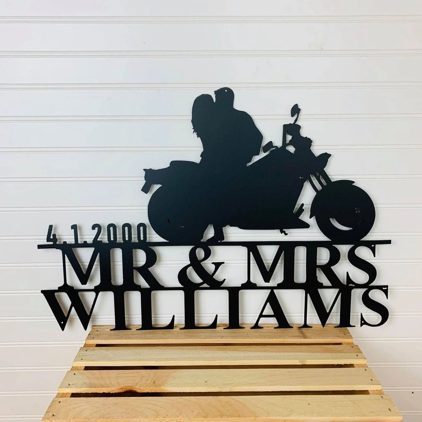 Ride of Love - Metal Art Monogram