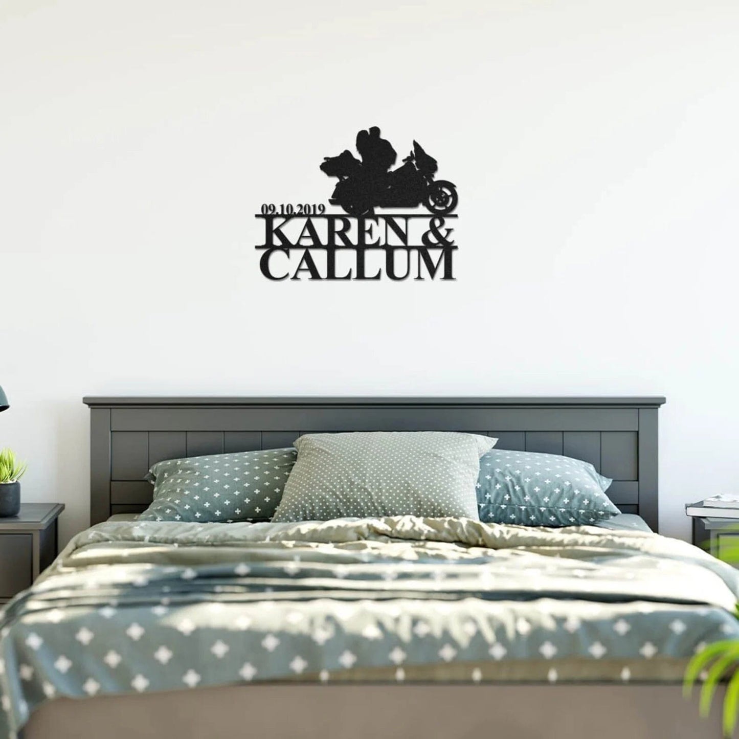 Ride of Love - Metal Art Monogram