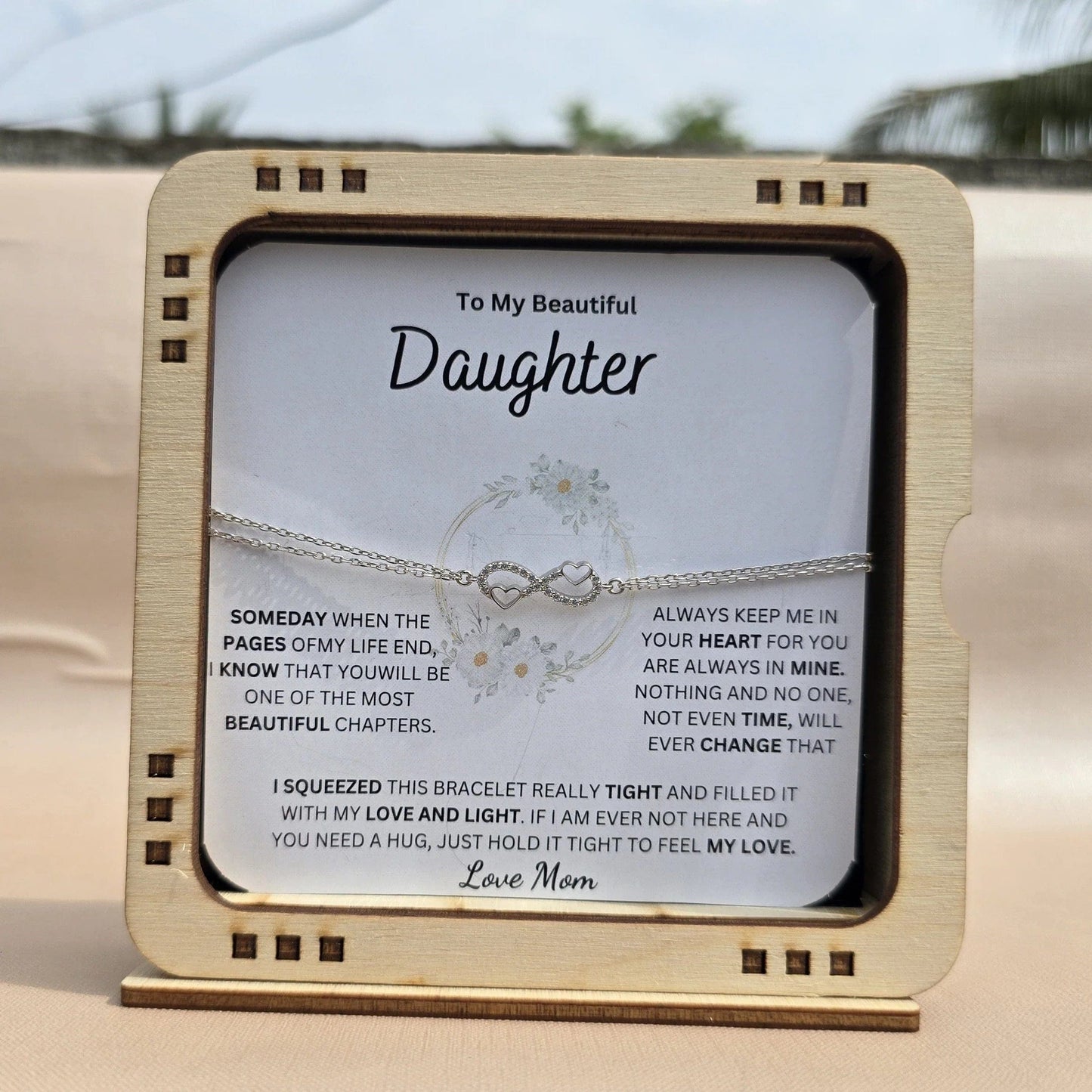 (Almost Sold Out) Always Keep Me In Your Heart - Bracelet For Daughter