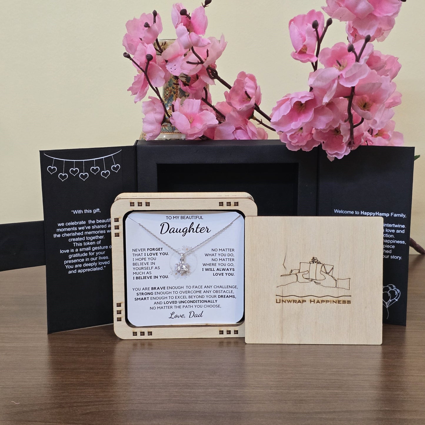 No Matter Where You Go I will Always Love You - Necklace For Daughter