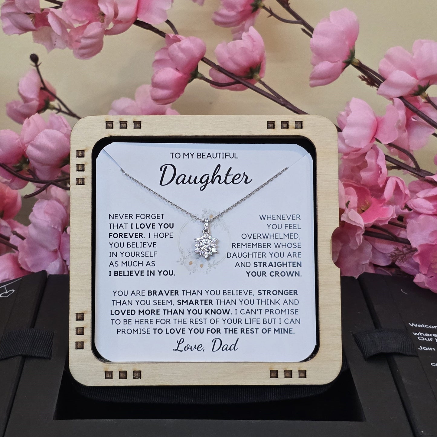 I will love you for the rest of my life - Necklace For Daughter