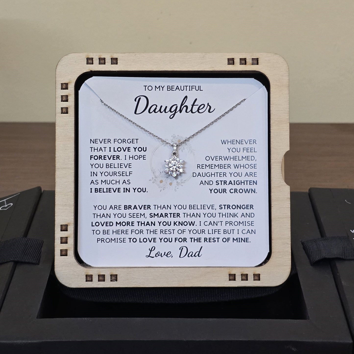 I will love you for the rest of my life - Necklace For Daughter