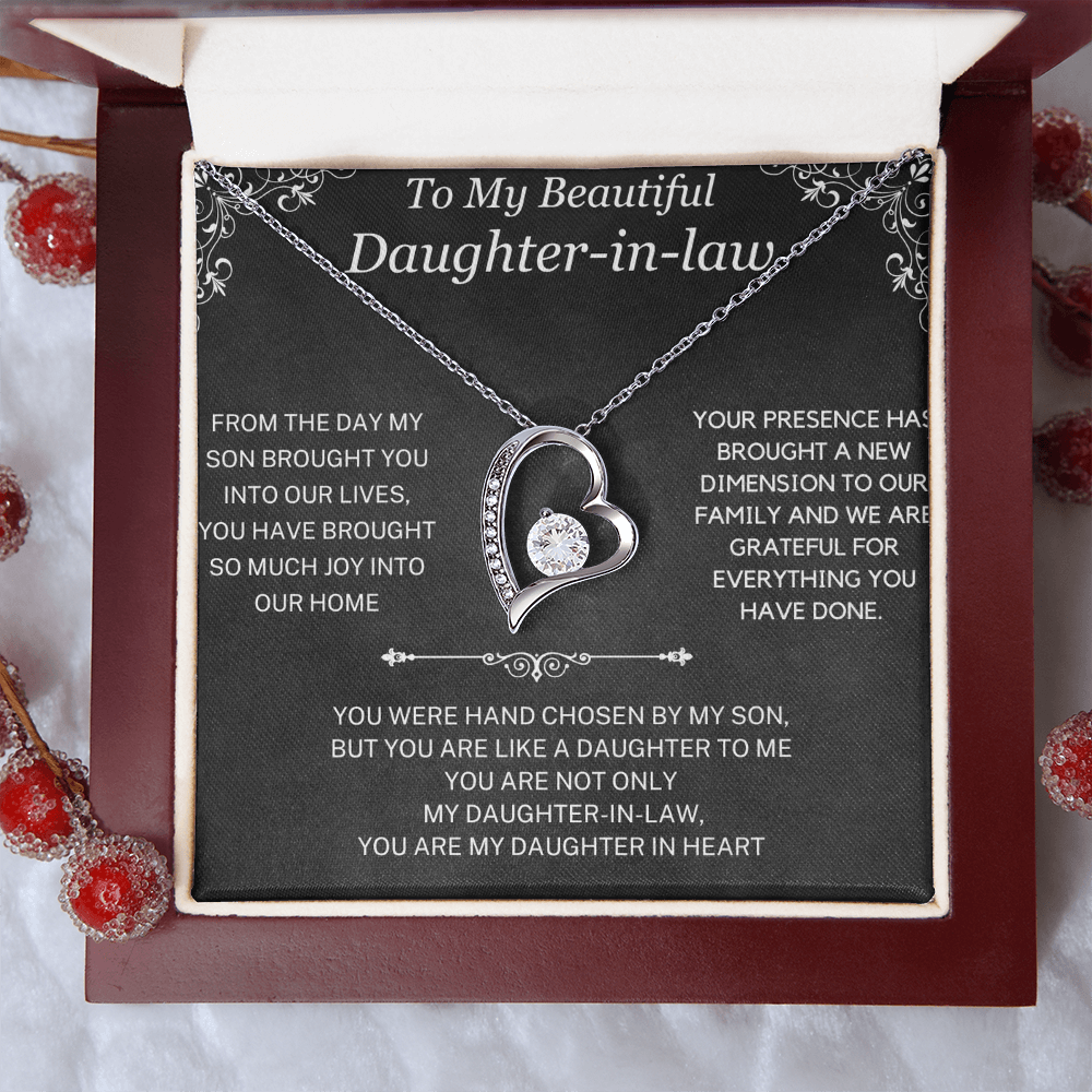(Almost Sold Out) Daughter-in-Heart Necklace For Daughter-in-Law