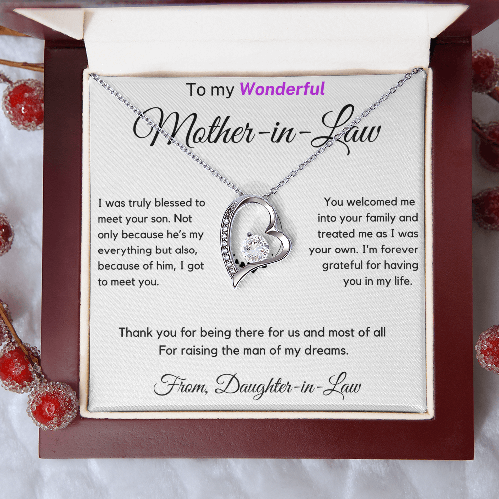 (Almost Sold Out) I'm Forever Grateful For Having You In My Life - Necklace For Mother-in-law
