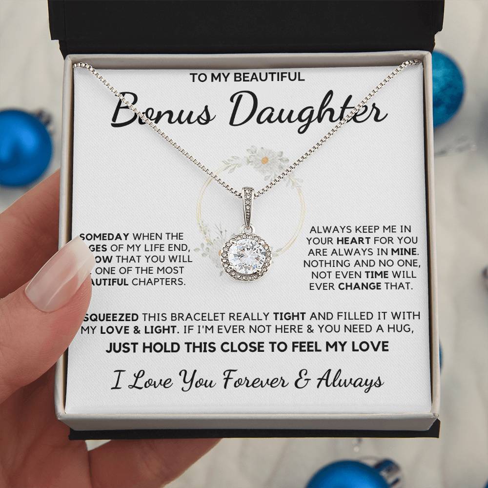 (Almost Sold Out) Always Keep Me In Your Heart - Necklace For Bonus Daughter