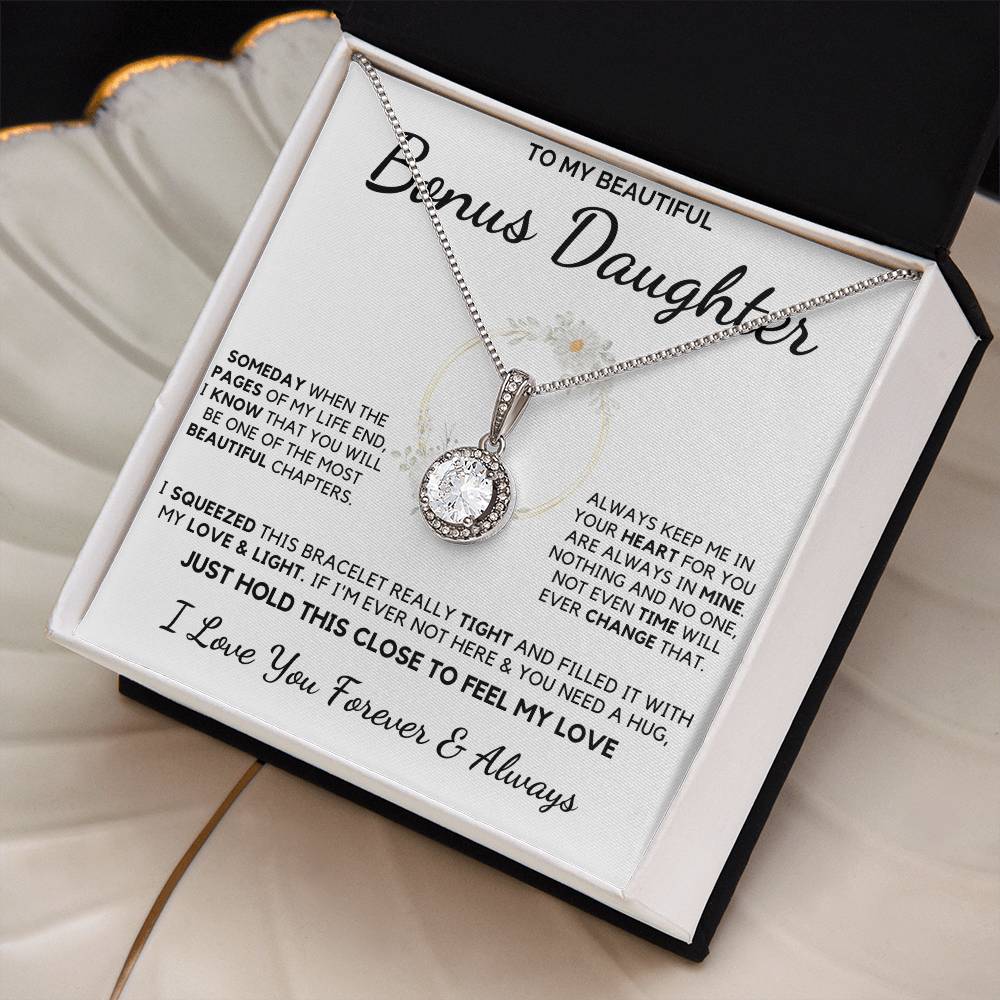 (Almost Sold Out) Always Keep Me In Your Heart - Necklace For Bonus Daughter