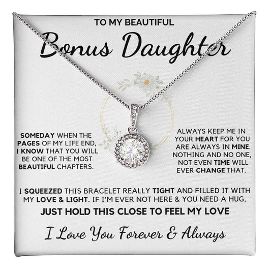 (Almost Sold Out) Always Keep Me In Your Heart - Necklace For Bonus Daughter