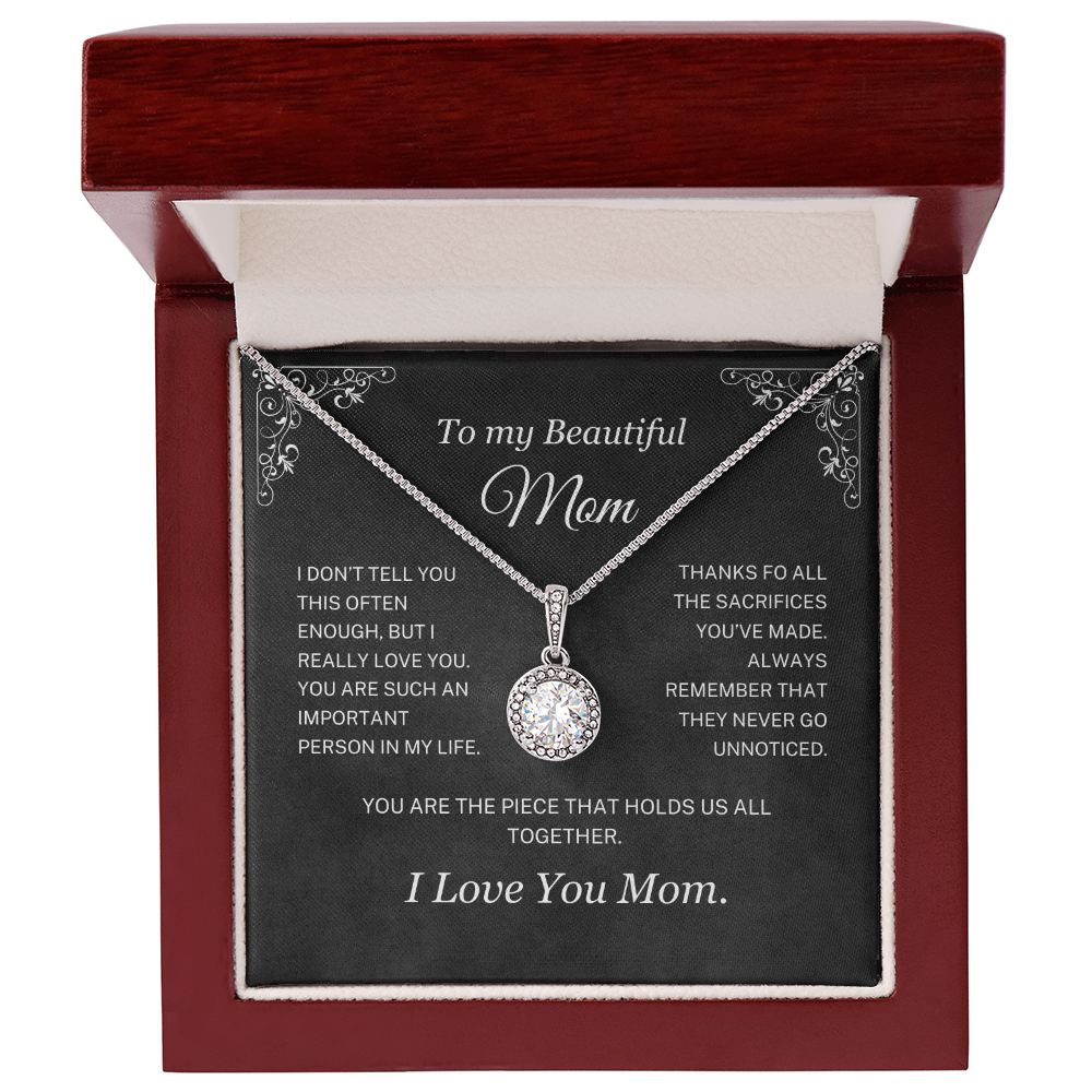 (Almost Sold Out) You Are The Piece That Holds Us All Together - Necklace For Mom