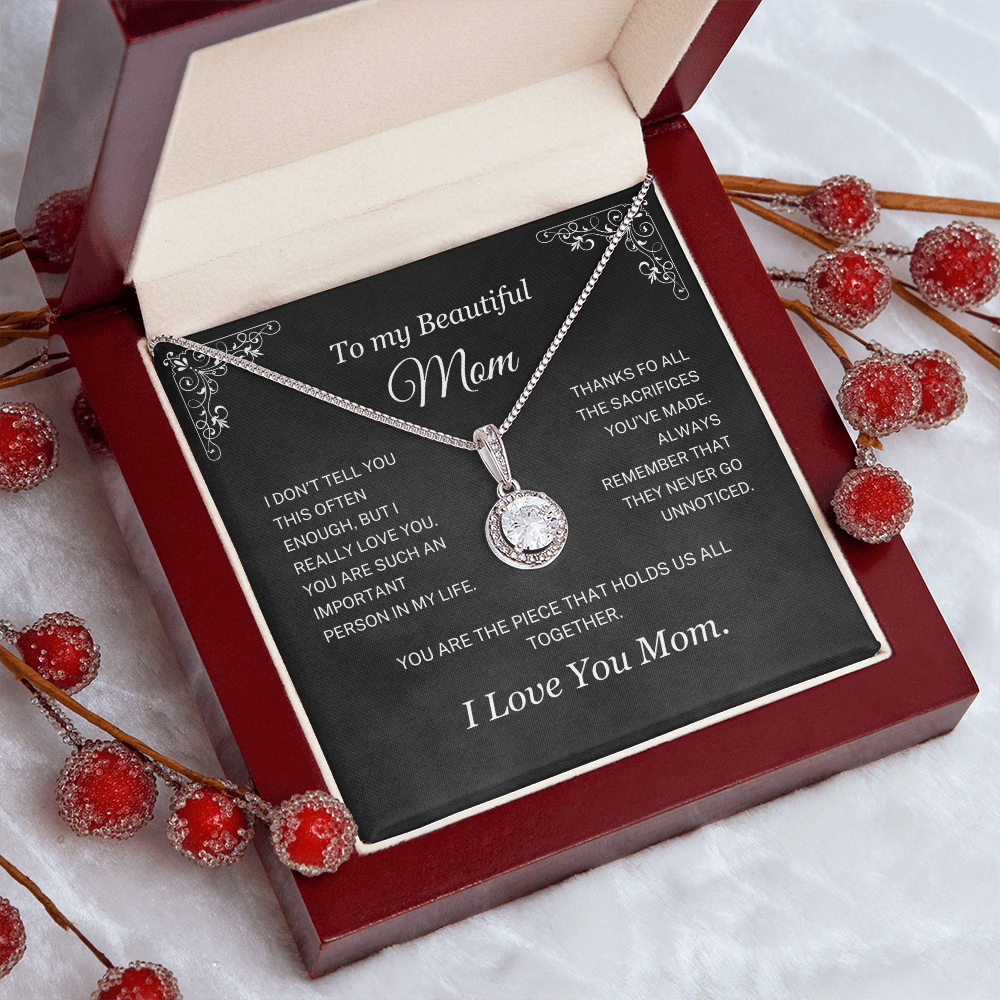(Almost Sold Out) You Are The Piece That Holds Us All Together - Necklace For Mom