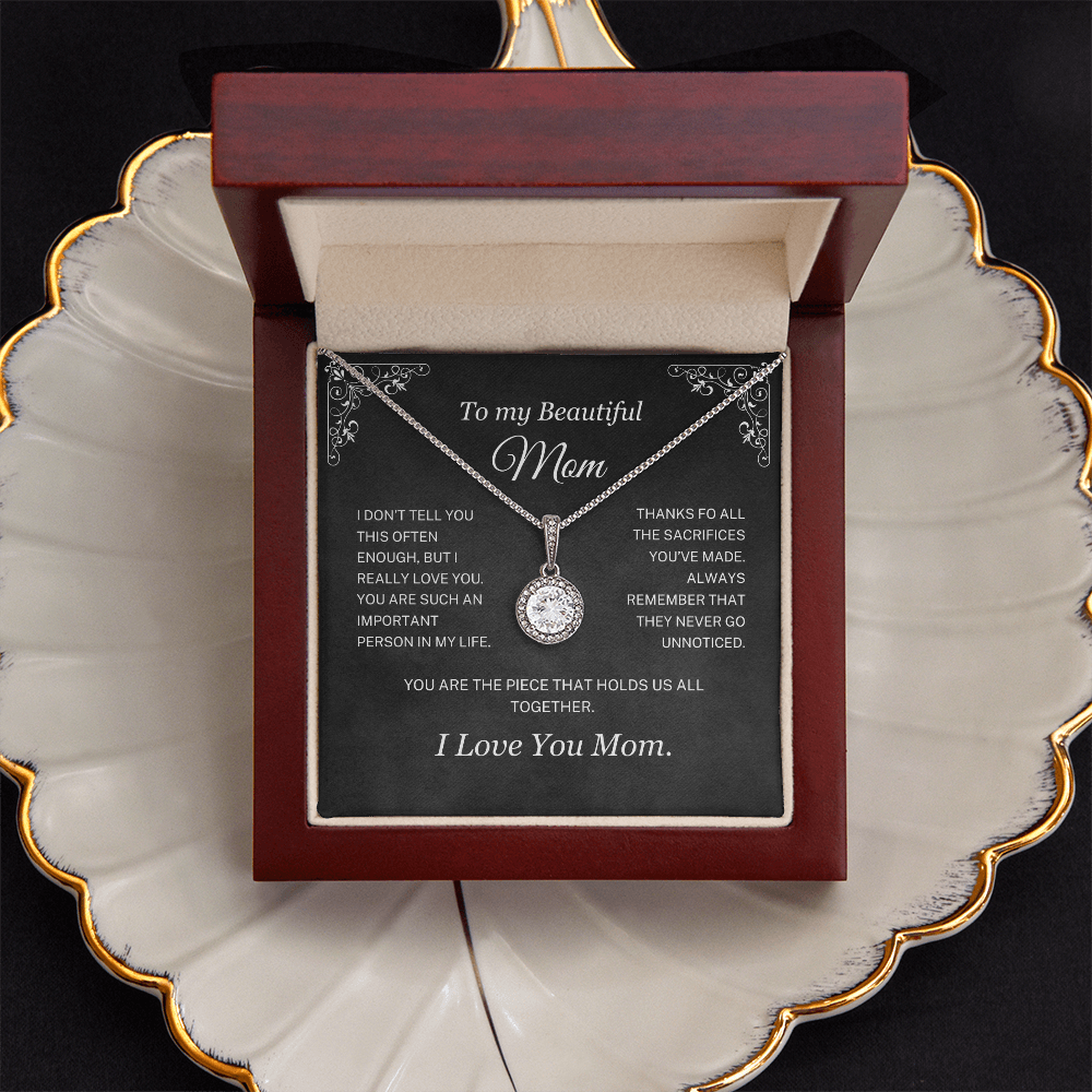 (Almost Sold Out) You Are The Piece That Holds Us All Together - Necklace For Mom