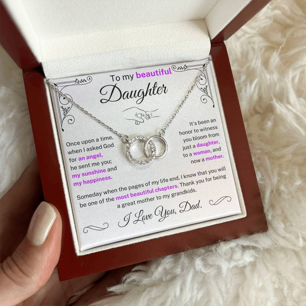 (Almost Sold Out) It's been an honor to witness you becoming a Mother - Necklace for Daughter From Dad