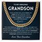 My love is a whisper in your heart - Cuban Chain For Grandson
