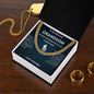 Believe in yourself - Artisan Cross Cuban Chain For Grandson
