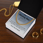 You are my pride & joy, always - Cuban chain For Son