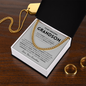 I'll love you forever - Cuban Chain For Grandson
