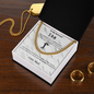 Keep believing in your yourself - Cuban chain For Son