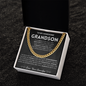 I will always be with you - Cuban Chain For Grandson