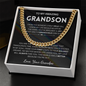 My love will always find you - Cuban Chain For Grandson