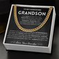 I will always be with you - Cuban Chain For Grandson