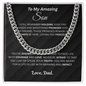 I still remember holding your tiny hands - Cuban chain For Son