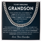 My love is a whisper in your heart - Cuban Chain For Grandson