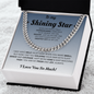 You are my pride & joy, always - Cuban chain For Son