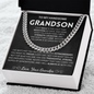I will always be with you - Cuban Chain For Grandson