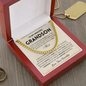 My love is forever wrapped around you - Cuban Chain For Grandson
