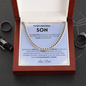 Being your Dad is the greatest blessing of my life - Cuban chain For Son