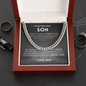 Keep being you, Son - Cuban chain For Son