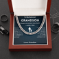 Believe in yourself - Artisan Cross Cuban Chain For Grandson