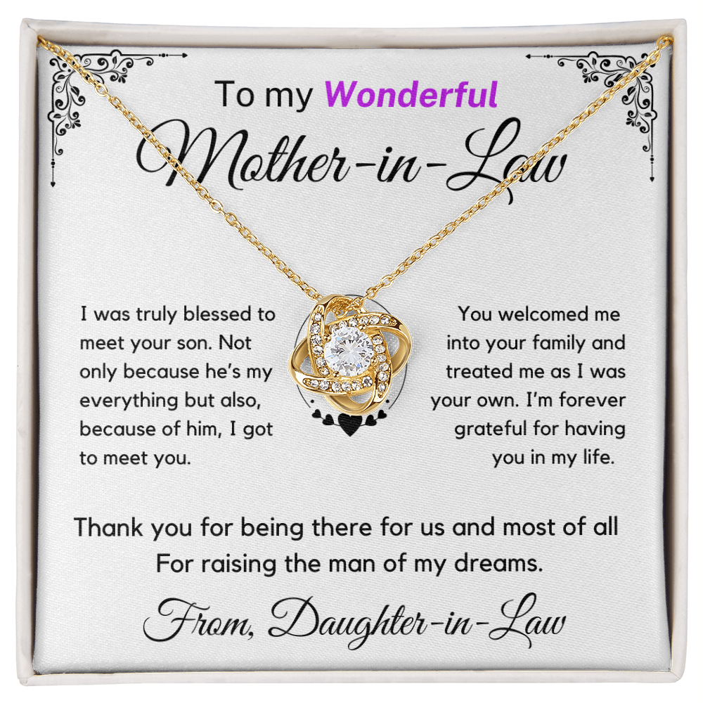 (Almost Sold Out) I Am Forever Grateful For Having You - Necklace For Mother-in-Law