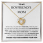 Thank You For Welcoming Me Into The Family - Necklace For Boyfriend's Mom