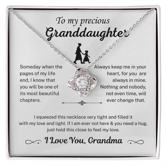 (Almost Sold Out) Always Keep Me In Your Heart - Necklace For Granddaughter