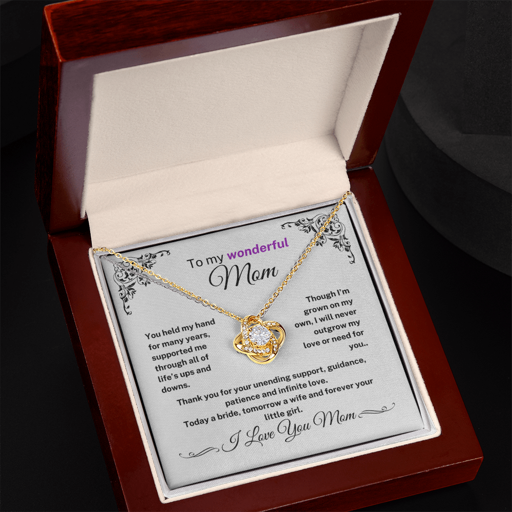 (Almost Sold Out) I Will Never Outgrow My Love Or Need For You - Necklace For Mom