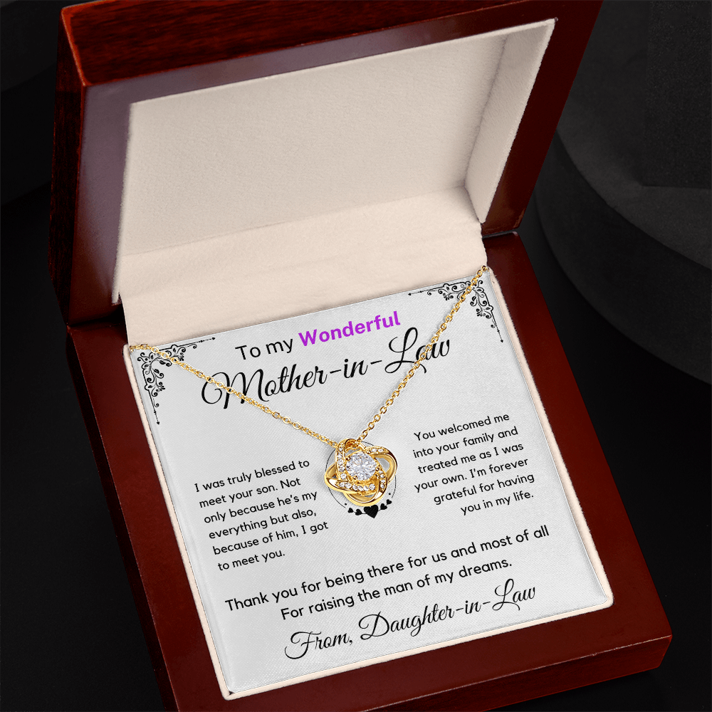 (Almost Sold Out) I Am Forever Grateful For Having You - Necklace For Mother-in-Law