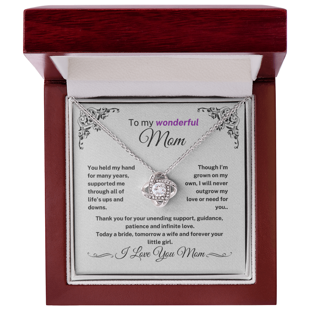 (Almost Sold Out) I Will Never Outgrow My Love Or Need For You - Necklace For Mom