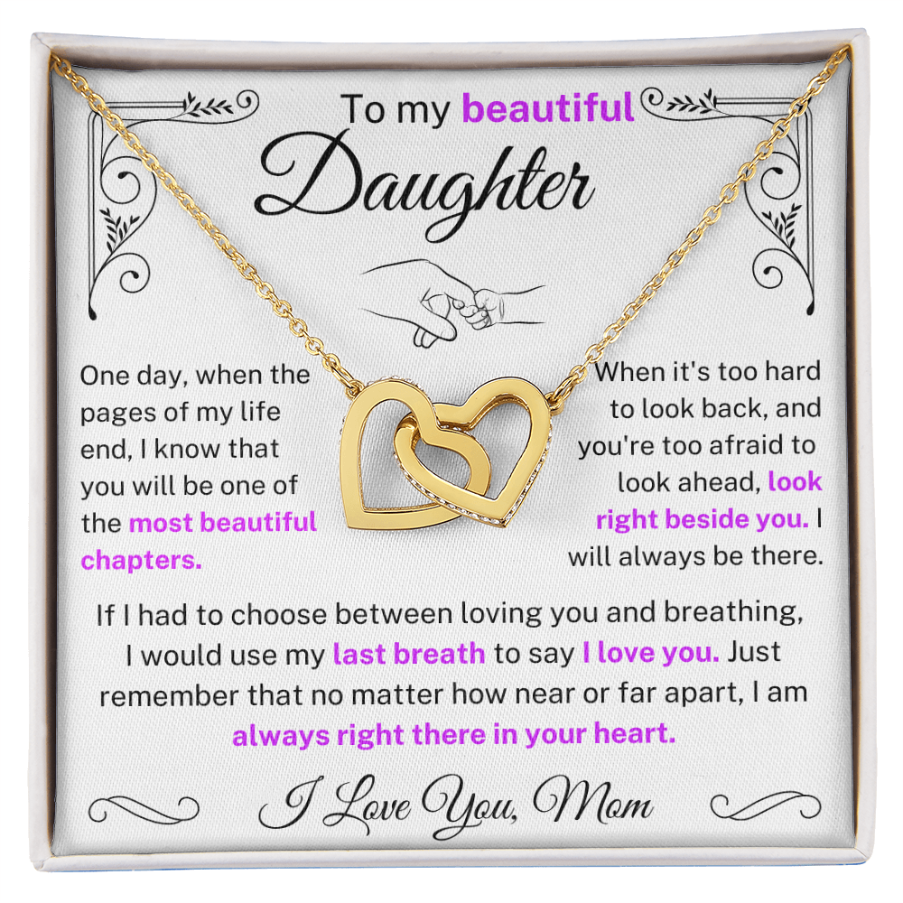 I would use my last breath to say I Love You - Necklace For Daughter From Mom