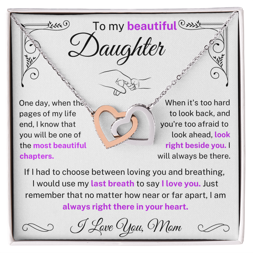 I would use my last breath to say I Love You - Necklace For Daughter From Mom