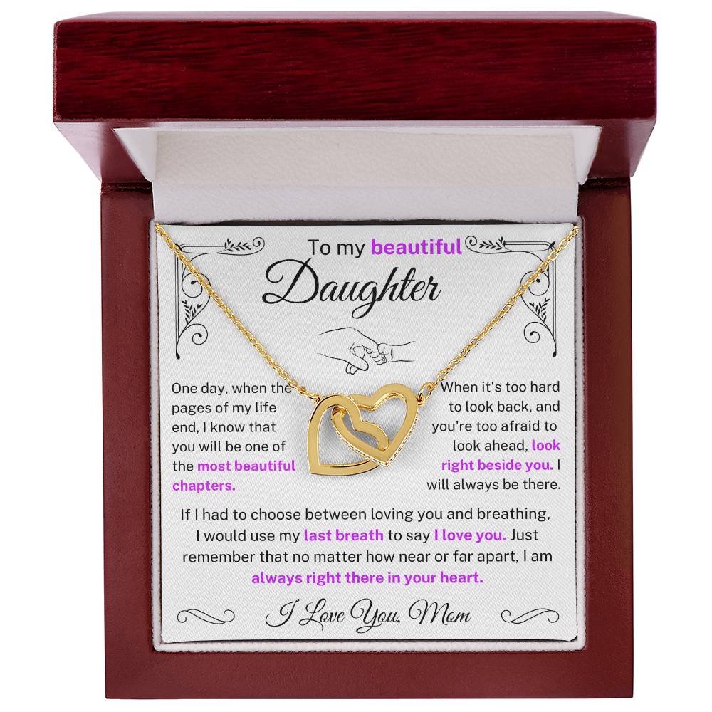 I would use my last breath to say I Love You - Necklace For Daughter From Mom