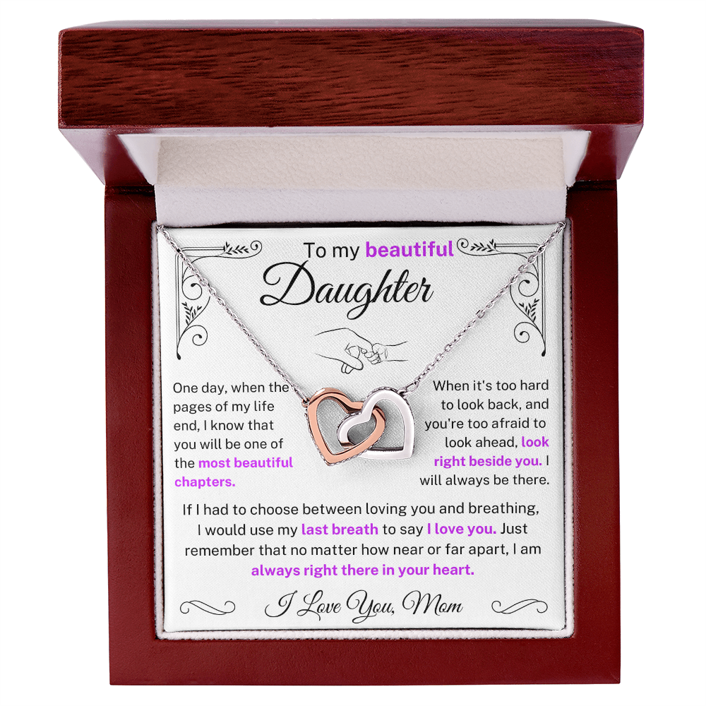I would use my last breath to say I Love You - Necklace For Daughter From Mom