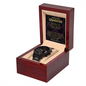 I've loved every version of you, then, now & always - Black Chronograph Watch