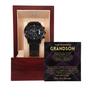 I've loved every version of you, then, now & always - Black Chronograph Watch