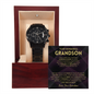 I've loved every version of you, then, now & always - Black Chronograph Watch