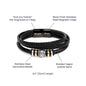 You are loved more than you'll ever know - Bracelet For Grandson