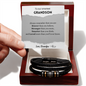 You are loved more than you'll ever know - Bracelet For Grandson
