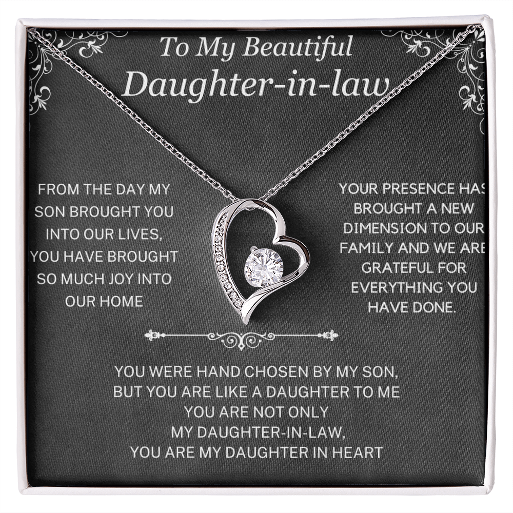 (Almost Sold Out) Daughter-in-Heart Necklace For Daughter-in-Law