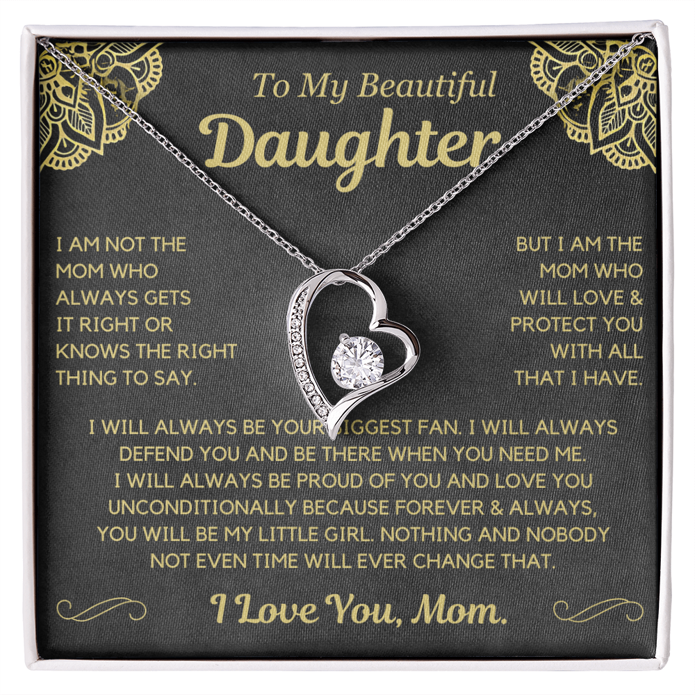 You will always be my little girl - Necklace for Daughter from Mom