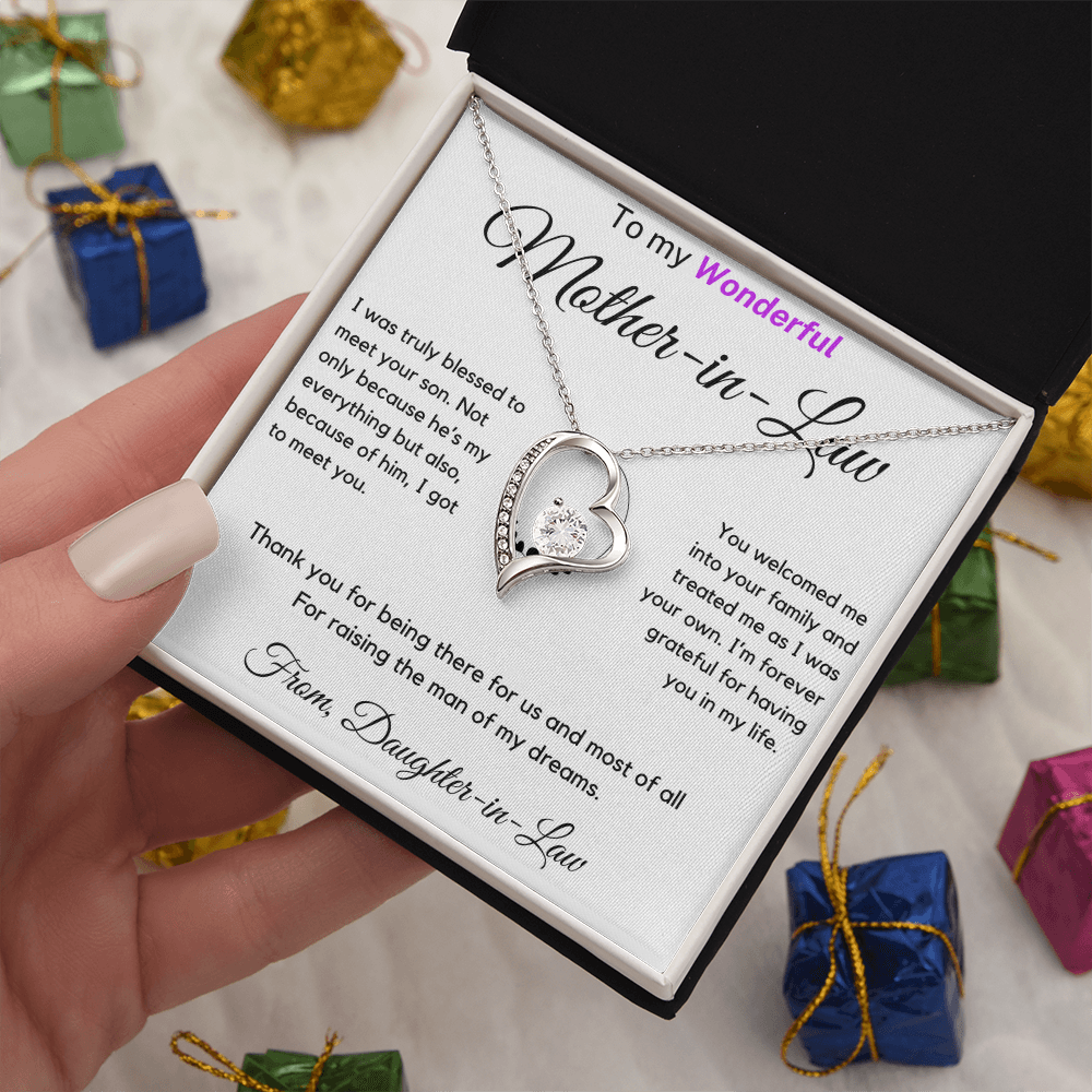 (Almost Sold Out) I'm Forever Grateful For Having You In My Life - Necklace For Mother-in-law
