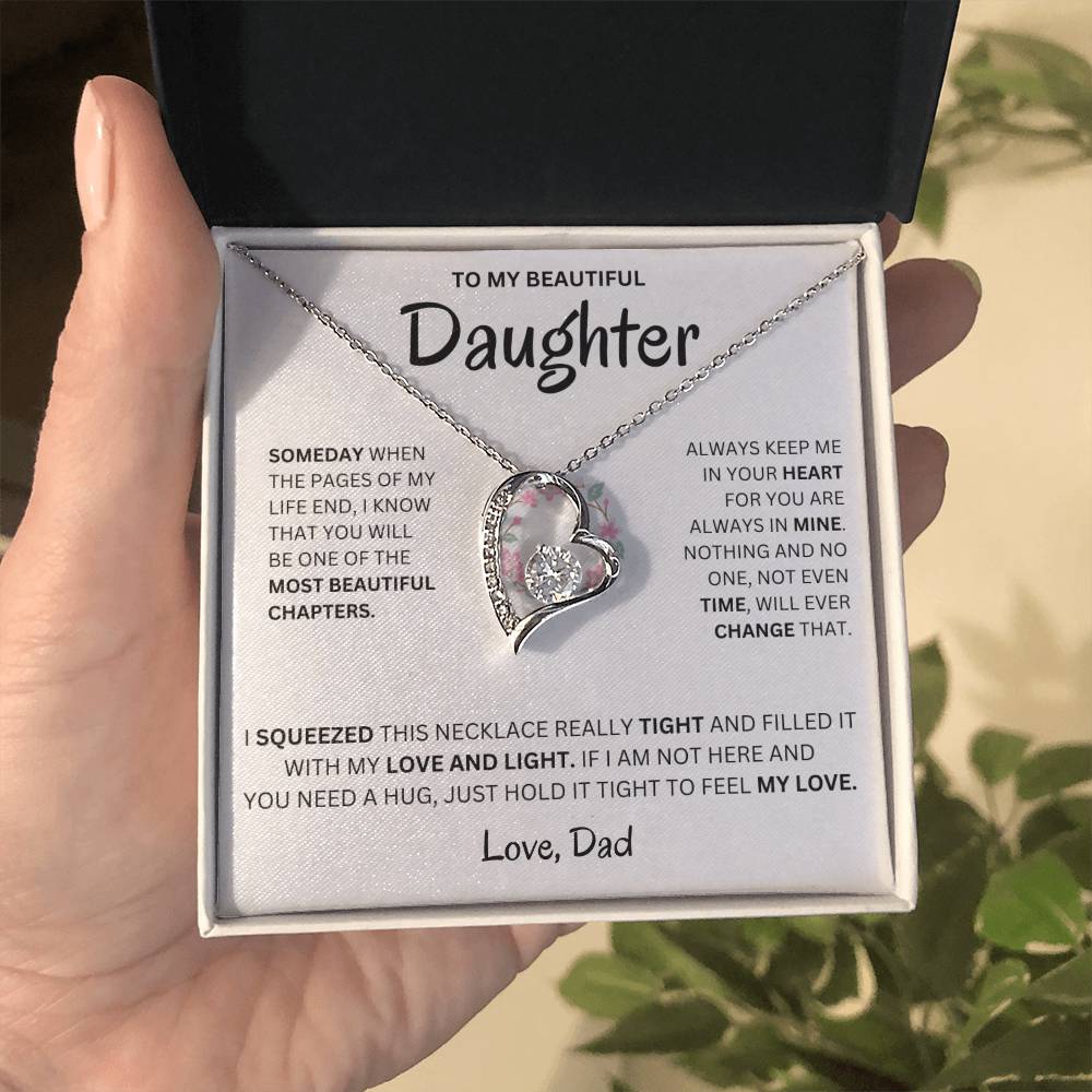 (Almost Sold Out) Always Keep Me In Your Heart - Necklace For Daughter From Dad